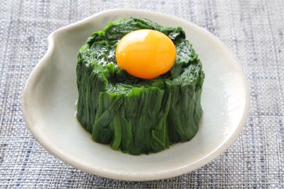 ニラと卵黄で至福の一品『ニラ月見おひたし』｜野菜Style