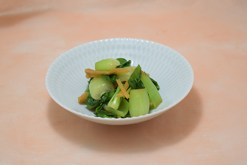 青梗菜（チンゲンサイ）のメンマ和え