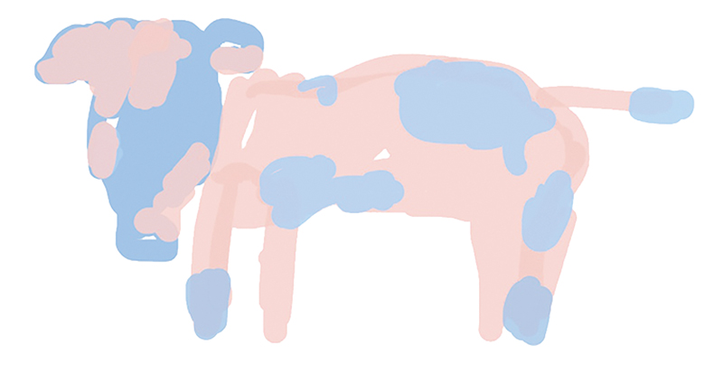 一般の方から牛のイラストを募集し、１７８作品の中から選ばれたグランプリ作品